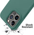 OTOFLY Designed for iPhone 14 Pro Case, Silicone Shockproof Slim Thin Phone Case for iPhone 14 Pro 6.1 inch (Pine Green)...