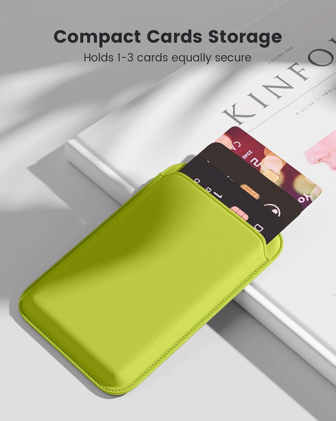 Magnetic Phone Wallet for Apple MagSafe, Card Wallet Holder for iPhone 15 Pro Max/15 Plus/15 Pro/15, 14 Pro Max/14 Plus/14 Pro/14, 13 Pro Max/13 P...