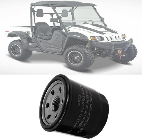 QYMOTO Hisun Oil Filter Compatible with Hisun Sector 250,400,450,500,550,700,750 UTV ATV,Axis 500 700,MSU 500 700,Colemen UT400 500 700,Cub Cadet ...