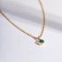 Amazon Essentials Yellow Gold Plated Brass Birthstone Solitaire Pendant Necklace, 16'' + 2'' Extender...