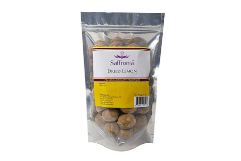 Saffronia Dried Lemon Omani | All Natural and Gluten Free Omani | Carefully Packaged in Resealable Bag | Aromatic & Flavorful Dehydrated Lemon | I...