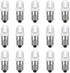 MECCANIXITY 3-3.8V/0.06A E10 Mini Light Bulbs, 15Pcs Miniature Screw Bulbs Flashlight Bulbs for Scientific Experiment Lighting DIY Accessories, Wh...