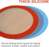 8 Inch Round Silicone Baking Mat, Set of 3 Reusable Silicone Baking Mats, Silicone Mat for 8 Inch Cake Pan, Silicone Mat for Baking Cake, Pizza, P...