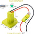Upgraded 18V Battery Adapter for Ryobi 18V One+ Battery Adapter All-in-one Design of The Fuse and Switch Power Tool Battery Converter Kit 14 Gauge...