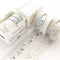 YUBBAEX 5 Rolls Washi Tape Set Creative Basic Skinny Masking Decorative Tapes for Arts, DIY Crafts, Journals, Planners, Scrapbooking, Wrapping (Pi...
