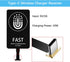 Type C Wireless Charging Receiver, 10W 5V/2A Fast Wireless Charger Adapter, Wireless Charger Receiver Chip Suitable for Android Cell Phones...