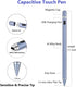 Stylus Pens for Touch Screens, Active Digital Pencil Compatible with iPadiPad ProAirMiniiPhoneOther Tablet Drawing&Writing (Haze Blue), MP2021...