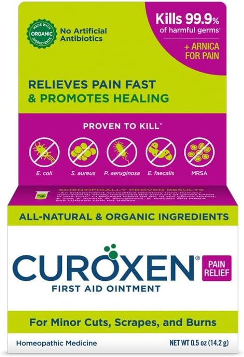First Aid Ointment - Pain Relief Ointment with Arnica, Topical Ointment for Cuts, Scrapes, and Burns, All-Natural & Organic Ingredients, First Aid...