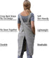 VLZUFE Cotton Linen Apron for women Cross Back Apron Pinafore Dress for Baking Cooking Gardening Work...