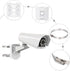 Sumnacon Camera Pole Mount Bracket-Stainless Steel Pole Mount Adapter Bracket with Loops,Sturdy Camera Mount Bracket for Pole Post,Universal Pole ...
