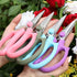 Leize Garden Flower Scissors, Premium Thickened Stainless Steel Floral Shears, Strong Pruner for Flowers, Branches and Leaves...