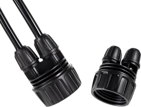 128 Pcs 1/4 Barbed Connectors Irrigation Fittings Kit, 3/4'' to 1/4'' Hose Adapter,Convert 3/4" Female Hose Thread to 2-Way 1/4" Tubing for Repair...