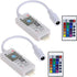 Smart LED WiFi Controller, Updated Wireless 24 Keys RF Remote Control for GRB BGR RGB LED Strip Lights, Compatible with Alexa Google Assistant IFT...