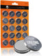 EmazingLights 20 Pack CR2450 Battery 3V Lithium Coin Cell Batteries Long Lasting Multipack for Keyless Remote FOB, Candles...