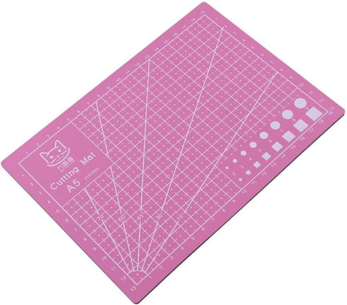 Self Healing Cutting Mat, A5 PVC Cutting Mat Non Slip Bottom Cut Pad Board for Scrapbooking Quilting Sewing Handmade DIY Tool()...