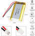 3.7V 1600mAh Battery 953248 Lithium Polymer Ion Rechargeable Li-ion Li-Po Battery with 2P PH 2.0mm Pitch Connector...