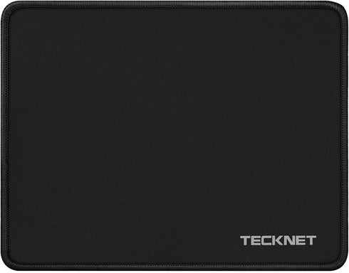 TECKNET Mouse Pad 270 x 210 x 3 mm with Anti-fray Stitchin, Waterproof Surface & Non-Slip Rubber Base with Stitched Edges Gaming Mouse Mat for Lap...