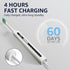 7AM2M Sonic Electric Toothbrush, High Power Rechargeable Toothbrushes, with 8 Brush Heads for Adults and Kids, 15 Adjustable Modes, Built-in 2-Min...
