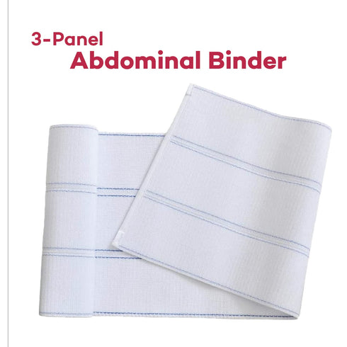 Dealmed Large Abdominal Binder 3-Panel, 9", 60" -75” Waist Compression Wrap for Women and Men Support Belt to Stabilize Core and Improve Muscle To...