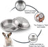 Standard Bowl for Dogs Cats, Stainless Steel, 3 Cups/24 Ounce...