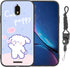 for Hot Pepper Serrano 3 Phone Case, for Hot Pepper Serrano 3 (A95B/A95C/A95J) Cover Fun Cute Dog Design Cartoon Animal Style with Lanyard Slim So...