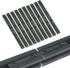 10PCS Black Straight Line Inside Connector Joint Bracket Length 3.9 Inch with M5 Screws for 6mm T Slot Aluminum Extrusion Profile 2020 Series...