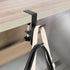 Desk Mount Bag Holder Hook Clamp-On Backpack Hanger Portable Desk Mount Headphones Holder Reduce Desk Clutter for Table Desk, Under Counter (Black...