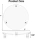 Clear Acrylic Riser for Displays, 7 Inch Round Pedestal Stand for Kitchen & Bathroom Counter Décor, Modern Plant Stand for Indoor Flower Pot Riser...