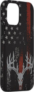 iPhone 12 mini American Flag Whitetail Deer Buck Hunting USA FLAG Hunter Case...