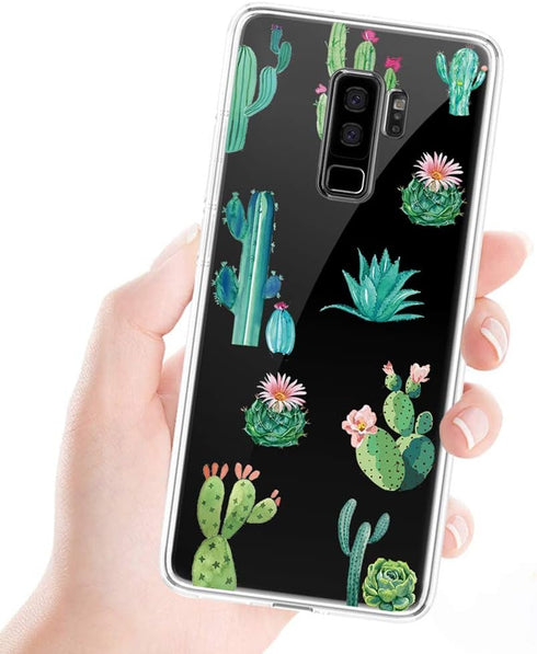 Phone Case for Galaxy S9 Plus, Samsung S9 Plus Case for Girls Women, Soft Clear TPU Shockproof Protective Transparent Case Cover for Samsung Galax...