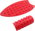 2 Pcs Silicone Iron Rest Pads Mat Iron Hot Heat Resistant Protective Pads for Ironing Board Curling Irons Flat Irons(Red)...