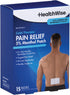 HealthWise Cold Therapy Menthol Pain Relief Patch | 5% Menthol | Back and Large Areas | 3.93” x 5.51” | 15-Count | Soothes Minor Aches and Pains |...