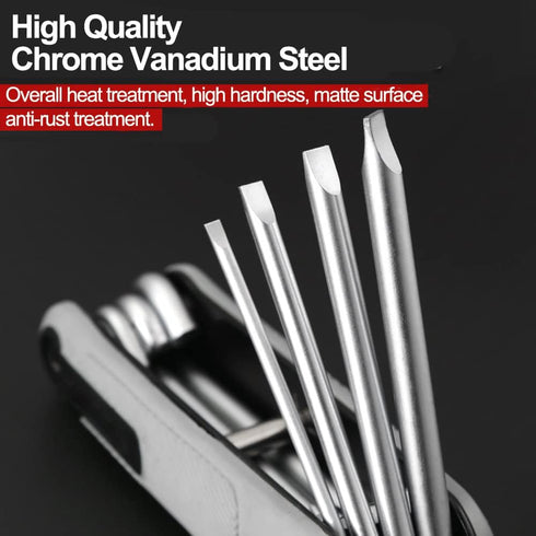 Pocket Screwdriver, Folding Screwdriver Set, 8 in 1 Screwdriver Multitool, Universal Screwdriver, Slotted Phillips Screwdriver, Phillips PH0–PH3, ...