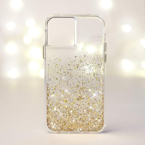 Case-Mate - Twinkle Ombre - Case for iPhone 12 Mini (5G) - 10 ft Drop Protection - 5.4 Inch - Gold...