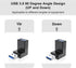 USB 3.0 Adapter 90 Degree Male to Female Combo Vertical Up and Down Angle Coupler Connector...