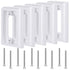 Kanayu 5 Pieces Electrical Box Extender Shallow Surface Box Extender Non Metallic Box Extender, 1 Gang, White...