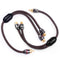 1ft 1 Male to 2 Female RCA Y Adapter Splitter Connector (2 Pack) (1 Male to 2 Female)...