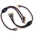 1ft 1 Male to 2 Female RCA Y Adapter Splitter Connector (2 Pack) (1 Male to 2 Female)...