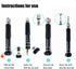 PTSLKHN Eyeglass Screwdriver, 5-in-1 Multifunctional Small Screwdriver, S2 Steel Glasses Screwdriver Kits for Eyeglass, Sunglasses, Electronics, C...