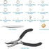 Anezus Jump Rings for Jewelry Making Supplies with Jump Ring Pliers (1200Pcs Dull Silver and Bright Silver)...