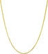 14kt Yellow Gold Plated Sterling Silver 1mm Box Chain Necklace Solid Italian Nickel-Free, 14-36 Inch...