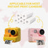 Mafiti 10 Rolls Kids Instant Camera Refill Print Paper for K27/Q5 Kids Camera Instant Print-Photo Print Thermal Paper Compatible with Most Kids Ca...