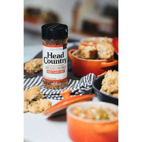 Head Country Bar-B-Q Championship Seasoning, High Plains Heat | Gluten Free, MSG Free Barbecue Seasoning | Extra Spicy Dry Rub To Turn Up The Heat...