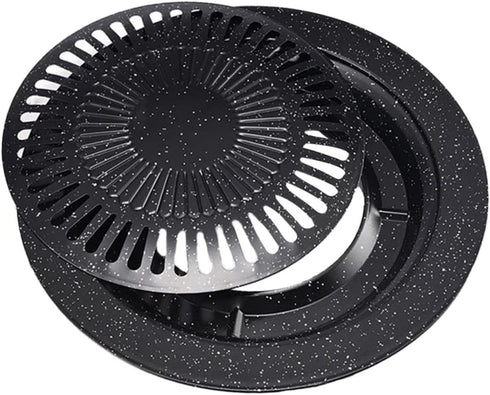 Portable Gas Stove Iron Baking Pan Stove Grill stove korean bbq grill carbon steel cake pan korean barbecue dish Non Stick Grill Pan broiler pan f...