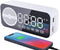 Digital LED Alarm Clock with Wireless Speaker, Dual Alarm Clocks for Bedroom/Heavy Sleepers/Adult/Teens, Bluetooth Speaker Support TF Card Playbac...