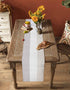 Geometric Table Runner Dresser Scarf 18x72inch Linen Burlap Table Runners Non-Slip Heat Resistant Cloth Placemat Home Decor for Wedding Banquet De...