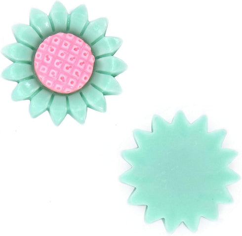 Onwon 100 Pieces 3D Candy Color Resin Flower Bow Fruit Animal Flatback Button for DIY Hair Clip Headband Scrapbooking Embelishments...