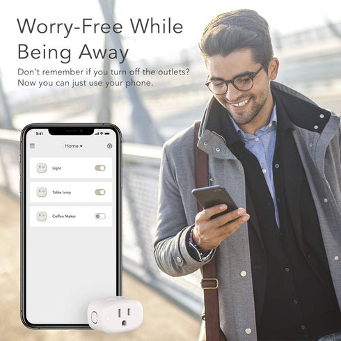 nooie Bluetooth Smart Plug, WiFi Mini Smart Outlet, Remote/Voice Control, Compatible with Alexa Google Home, Schedule Timer, Child Lock, ETL Certi...