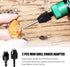 Mini Drill Chuck Adapeter 2 PCS Keyless Quick Change Mini Drill Chuck Converter 1/4” Hex Shank for Micro Drill Bit Chuck Conversion Tool, Keyless ...