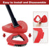 1 Pack Scrub Brush Mop Replace Head Compatible with O Cedar 1 Tank System, 360 Degree Cleaning Bathroom Shower Floor Scrubber Mop Head Replacement...